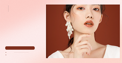 简约秋冬新风尚女装上新海报背景