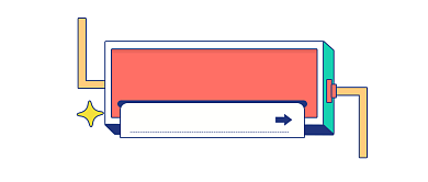新闻快讯撞色几何公众号logo背景