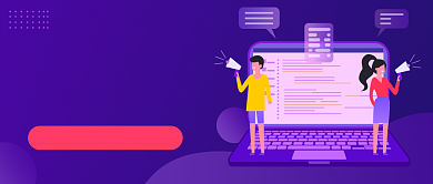 互联网编程简约插画公众号首图背景