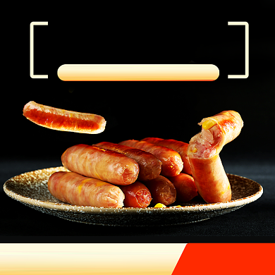 双11香肠烤肠红肠腊肠主图直通车背景