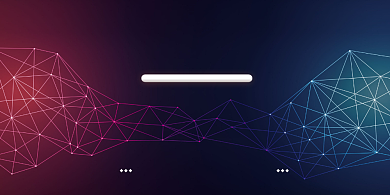 渐变大气科技风短视频监管展板背景