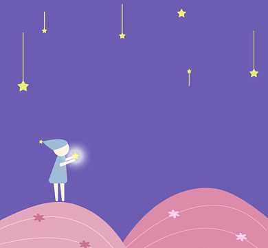 浪漫星空清新朋友圈封面背景