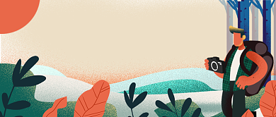 旅行旅游拍照技巧公众号首图背景