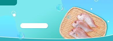 时令海鲜秋冬上新鱼肉生鲜淘宝电商banner背景