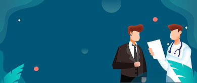 绿色手绘糖尿病保险公众号首图背景