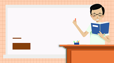 英语基础学习法教育课程封面背景