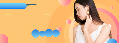 淘宝造物节女装宝电商banner图背景