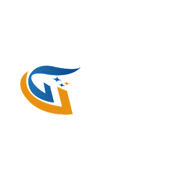 蓝黄色科技网络标志设计背景