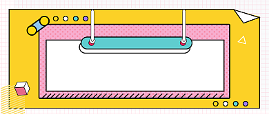 黄色网格新媒体运营公众号首图背景