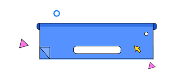 最新科技资讯蓝色几何公众号logo背景