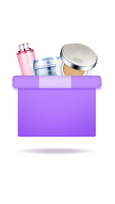 紫色美妆促销满减弹窗背景