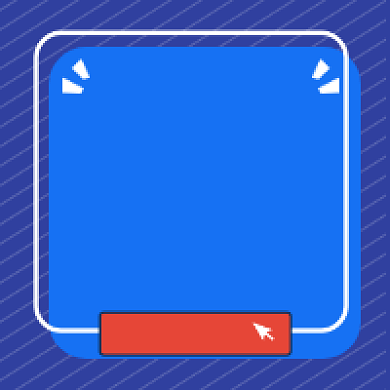 最新资讯蓝色几何简约公众号次图背景