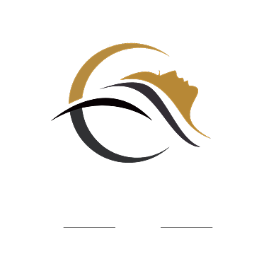 商务风美容美发logo设计背景