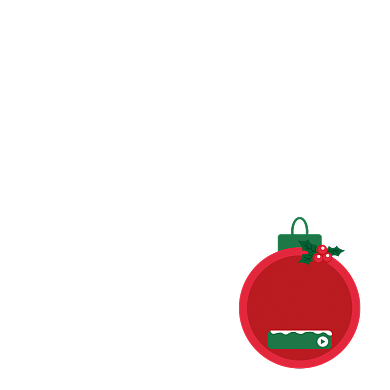 圆形圣诞彩球活动标签背景