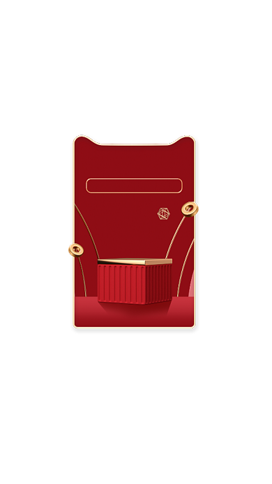 天猫双十一红色c4D立体弹窗背景