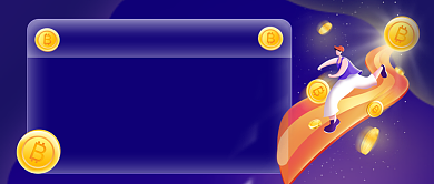 金融投资理财手绘卡通公众号首图背景