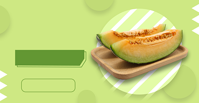 水果哈密瓜淘宝电商横版图背景