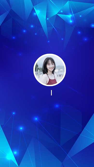 创意蓝色几何渐变讲师团队聊天背景图背景