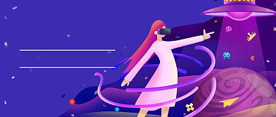 VR科技体验馆公众号首图背景