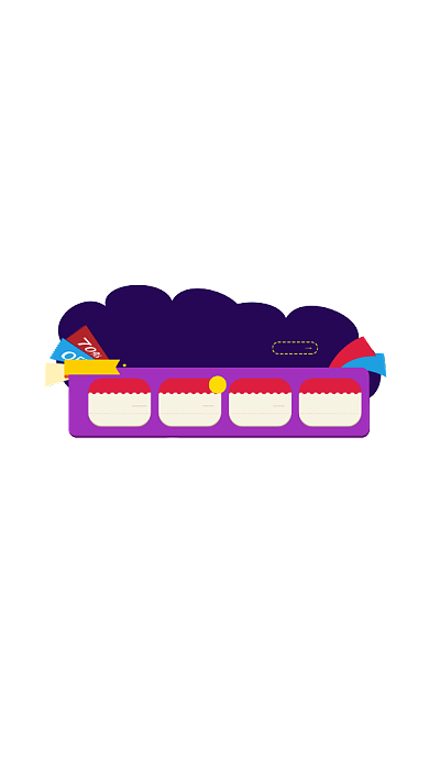 紫色活动双十一会员开通福利弹窗背景