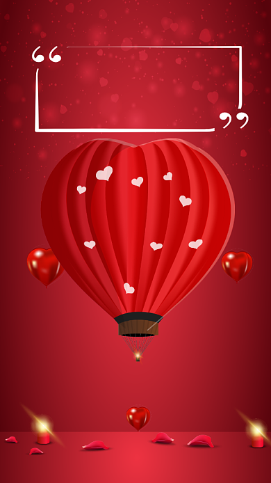 感恩有你温馨情感表达手机海报背景