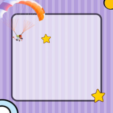 跳伞经历紫色简约插画公众号次图背景