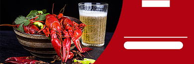 美团小龙虾促销海报背景