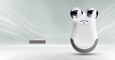 时尚简约电商嫩肤美容仪洗脸仪海报背景