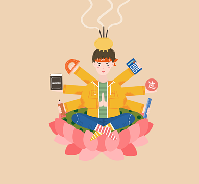 逢考必过搞笑简约朋友圈封面背景