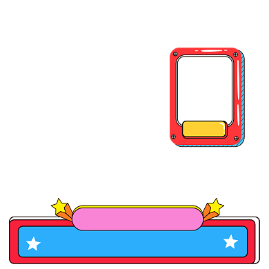 双十二手绘扁平化主图图标背景