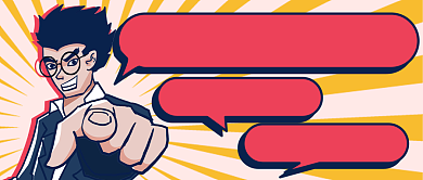 下半年应聘卡通新媒体首图背景