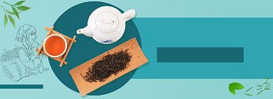 新品茶叶促销banner背景