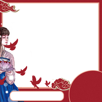 红色七夕主图女装淘宝天猫主图活动主图背景