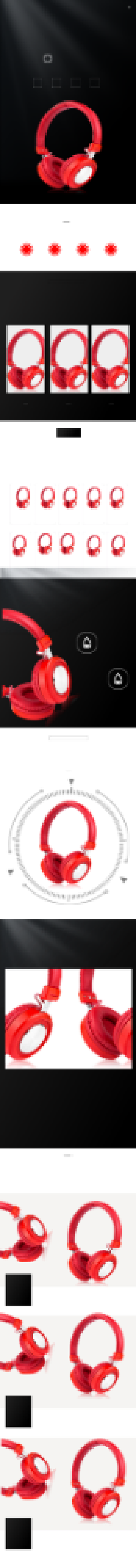 耳机耳麦电脑外设数码经典详情页背景