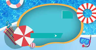 夏季狂暑季狂欢特惠背景