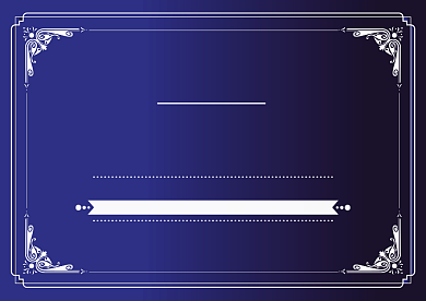 时尚蓝色简约时尚简约荣誉证书背景