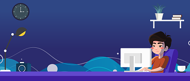 熬夜的危害卡通公众号首图背景