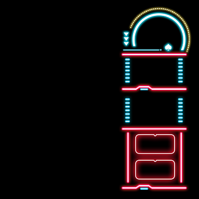 双十一大促霓虹灯光效电商直播间挂件背景