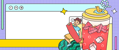 能量果汁来袭公众号首图背景