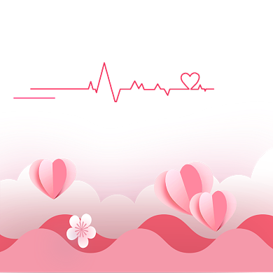 浪漫粉色情人节化妆品主图背景