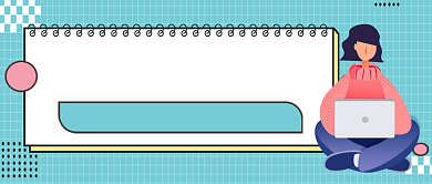 自媒体必修课手绘卡通公众号首图背景