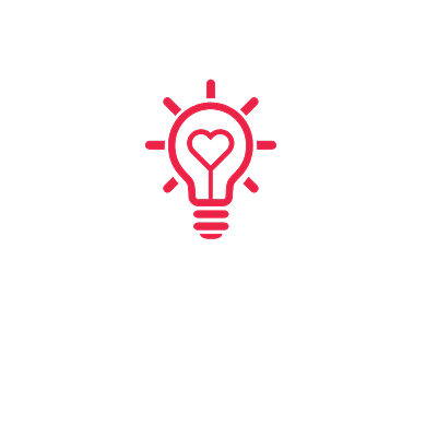 灯泡标志公益爱心LOGO背景