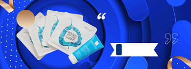 美妆个护狂暑季造物节面膜淘宝电商banner图背景