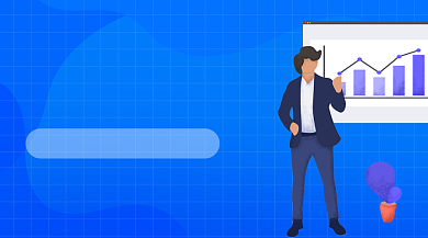 精品PPT课程蓝色教育课程封面背景