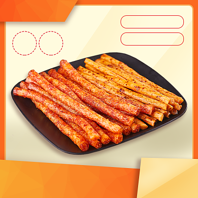 点心零食辣条主图直通车背景