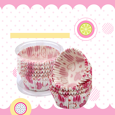 简约可爱可定制纸杯蛋糕杯烘焙厨具主图背景