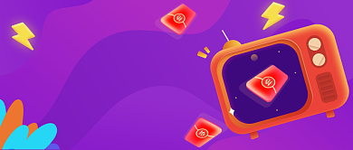 直播预告手绘卡通公众号首图背景