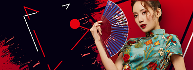 时尚双十一女装促销倒计时海报背景