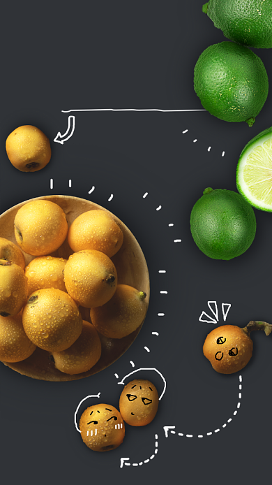 鲜果新鲜特价上市营销手机海报背景