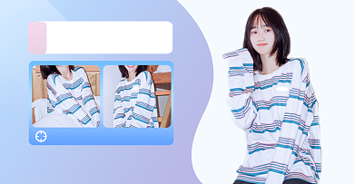 冬装女装上新卫衣T恤内搭淘宝电商横版图背景